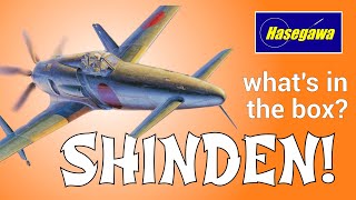 Spectacular Kyushu Shinden - Hasegawa Kit In 148 - Whats In The Box?