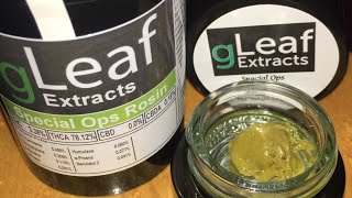 🍃 Gleaf Special Ops Flower Rosin 🔥 PAMMJ patient medical marijuana G Leaf PA live hash