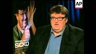 Michael Moore Discusses New Film Sicko