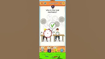 Braindom 2 Level 254 Who is the real mechanic?