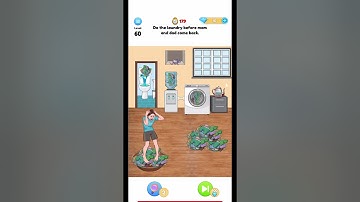 Annoying Puzzle Game 2 - Level 60 - Do the laundry before mom and dad come back.