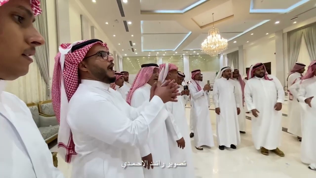 لعب زيد على اصوله  👏🏻👏🏻  بحفل الشيخ فهد بن بنيه بن عاتق الاحمدي الحربي بمناسبة زواج ابنه معن  (٩)