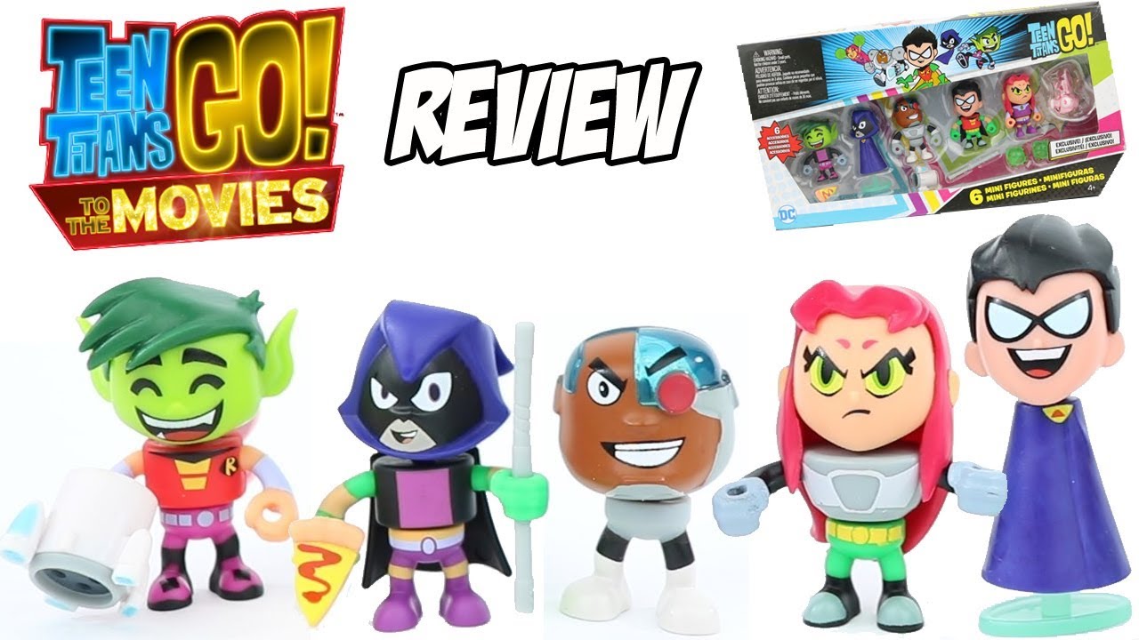 Jovens Titãs em Ação Filme Review do conjunto de miniaturas intercambiáveis Mattel - Teen Titans Go
