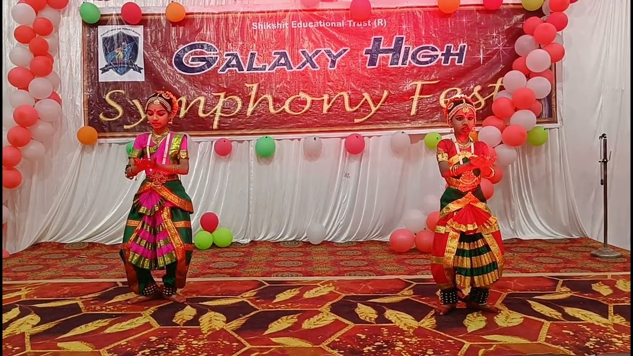 Galaxy high  school welcome dance by Raksha and Sathvika