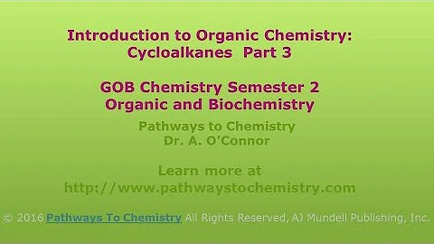 Introduction to Cycloalkanes