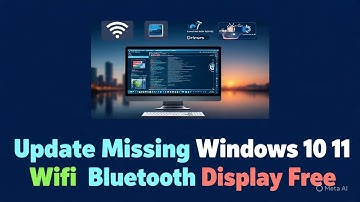 UPDATE All Outdated & Wifi Bluetooth , Display Missing Drivers in ONE Click | Windows 10 , 11 FREE