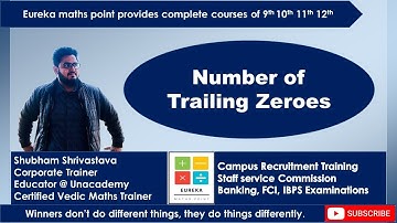 Finding number of zeros in the End