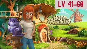 100 Worlds — Escape Room Game Levels 41 - 60 Playthrough