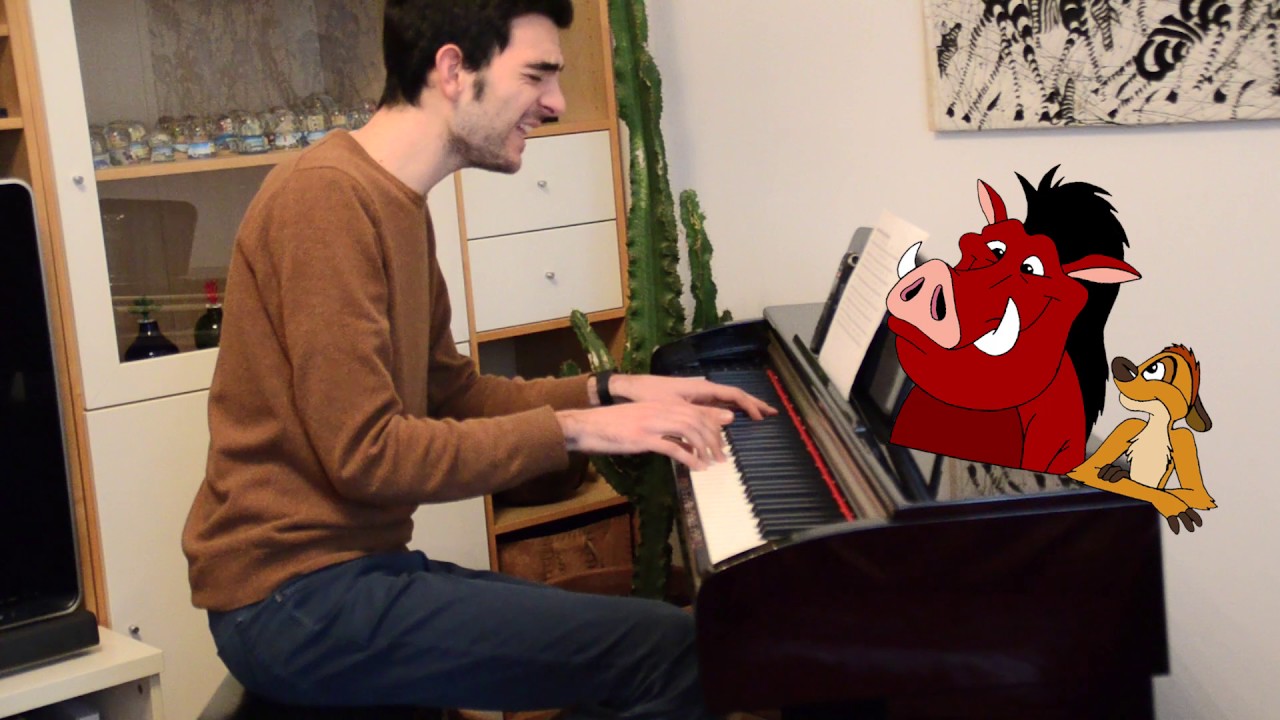 L'amore è nell'aria stasera (Il re leone), cover by Andrea Calorini & piano Kurzweil