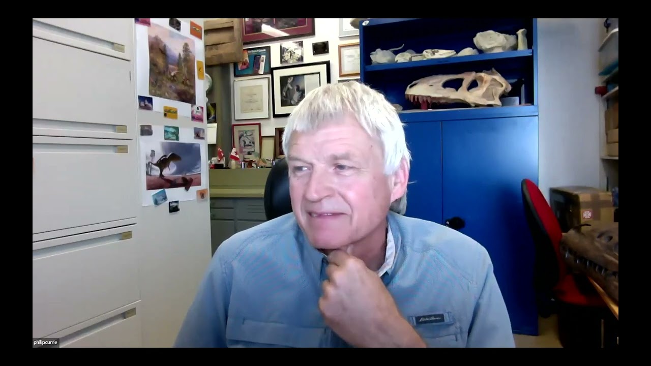 Philip Currie, Student Lecture 2022, Roy Chapman Andrews Society Distinguished Explorer