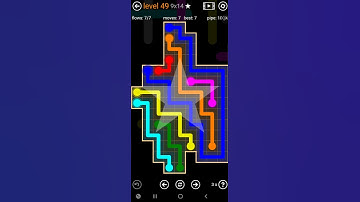 How To Solve Flow Free Amoeba Pack Level 49 9x14 Board Walk Through Solution Walkthrough