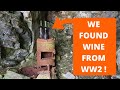 German bunker with unopened WW2 wine bottles inside and more. AMAZING !