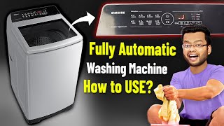 How to USE Fully Automatic Washing Machine in Hindi | Fully Automatic Washing Machine Kaise USE Kare