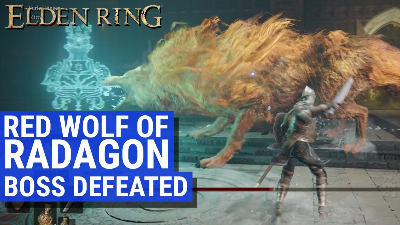 How To Defeat Red Wolf Of Radagon In Elden Ring