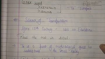 MSO -02 Hermeneutics and it