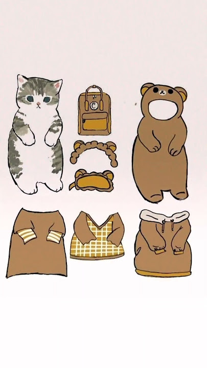 Alguns acessórios para paper cat #papercat #acessorios #paperduckecia