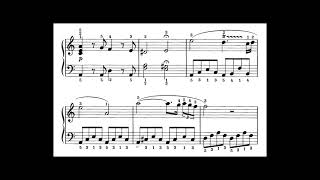 Simple version of a classical piano piece, Chopin's "Nocturne in C-sharp Minor". Easy to play