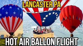 HOT AIR BALLON FLIGHT | Fun Rides in Lancaster Pennsylvania 2021  | GLANCE VLOGS