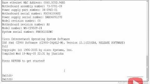 Router and Switch Initialize and Reload iPod