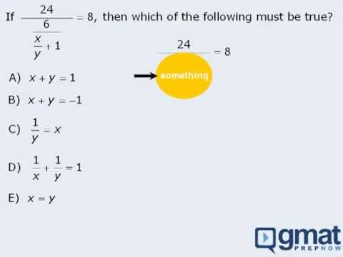 GMAT Practice Question - The "Something" Method