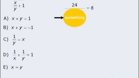 GMAT Practice Question - The "Something" Method