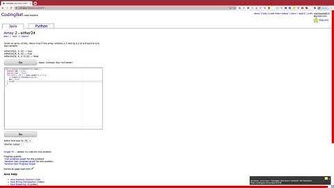 Array-2 (either24) Java Tutorial || Codingbat.com