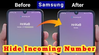 How to Hide Incoming Call Number in Samsung | Samsung incoming call number hide screenshot 5