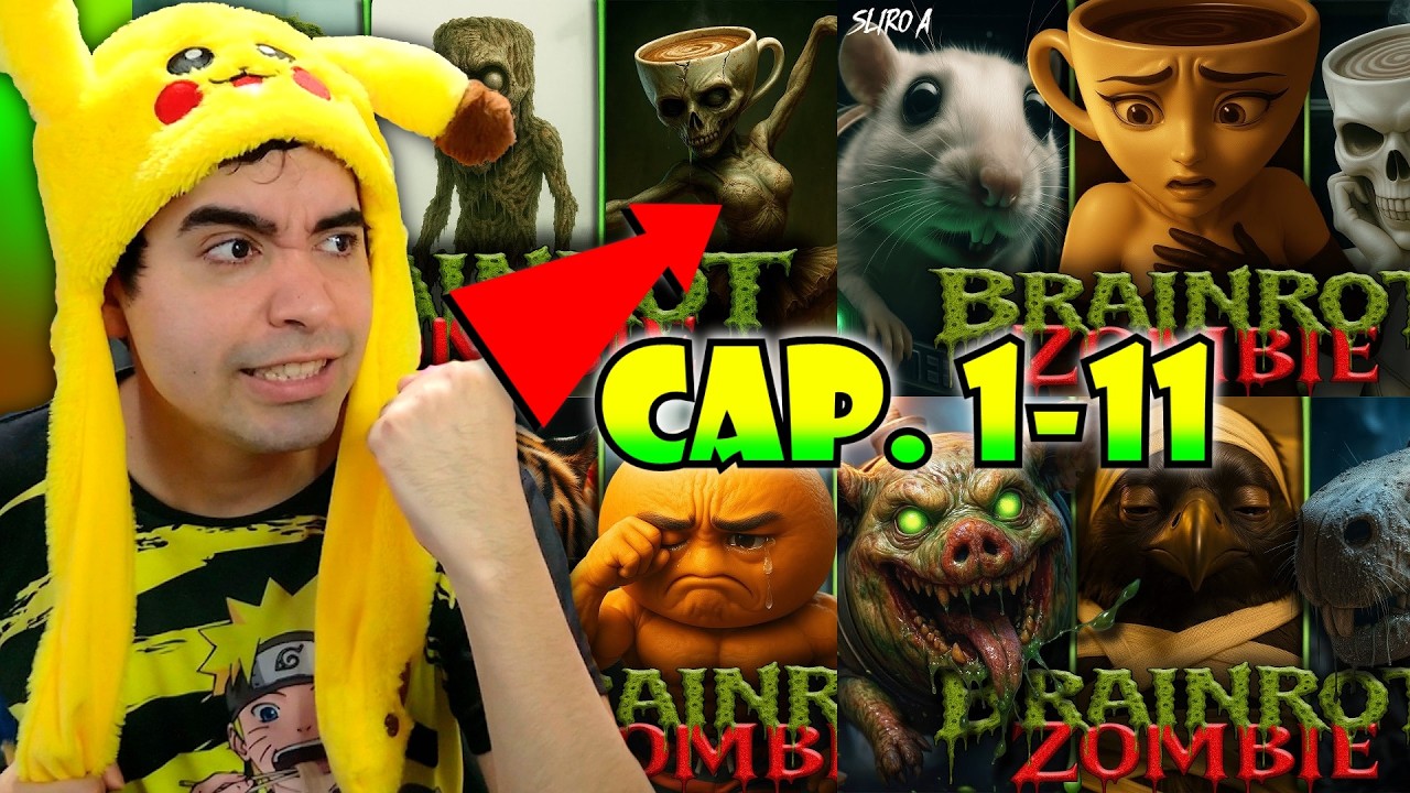 TODOS los CAPITULOS 1-11 de BRAINROT ZOMBIE 🧟 DiamondWoW REACCIONA a SLIRO.A