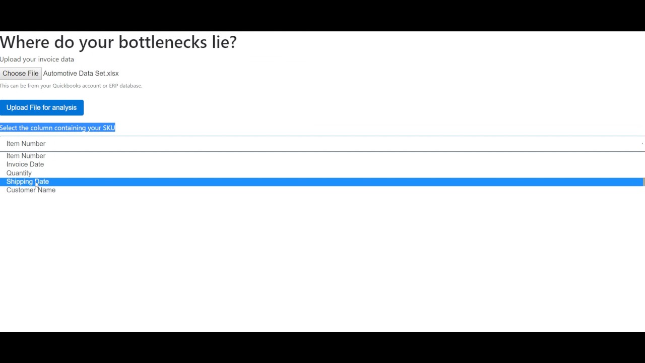 Automated Bottleneck Detector
