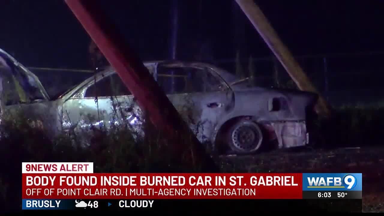 Police release new details after body found in trunk of burned car ...