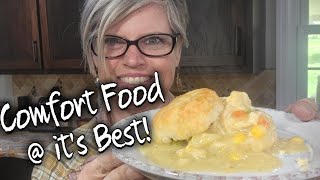 Crock Pot Chicken & Biscuits (or dressing)