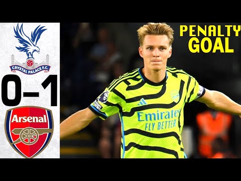 Crystal Palace vs Arsenal 0-1 - All Goals and Highlights - 2023 🔥 ODEGAARD
