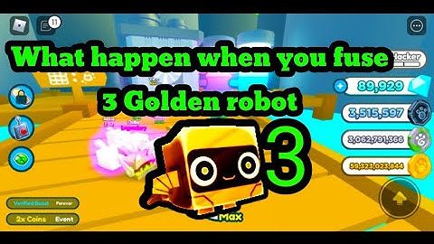 What happens when you fuse 3 golden robot|Zeus Playing