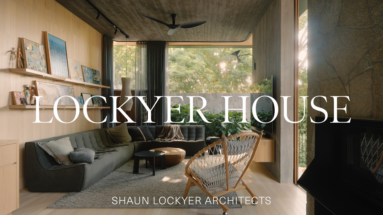 YouTube thumbnail for “An Architect's Own Home With a Secret Courtyard at Its Heart (House Tour)” by The Local Project