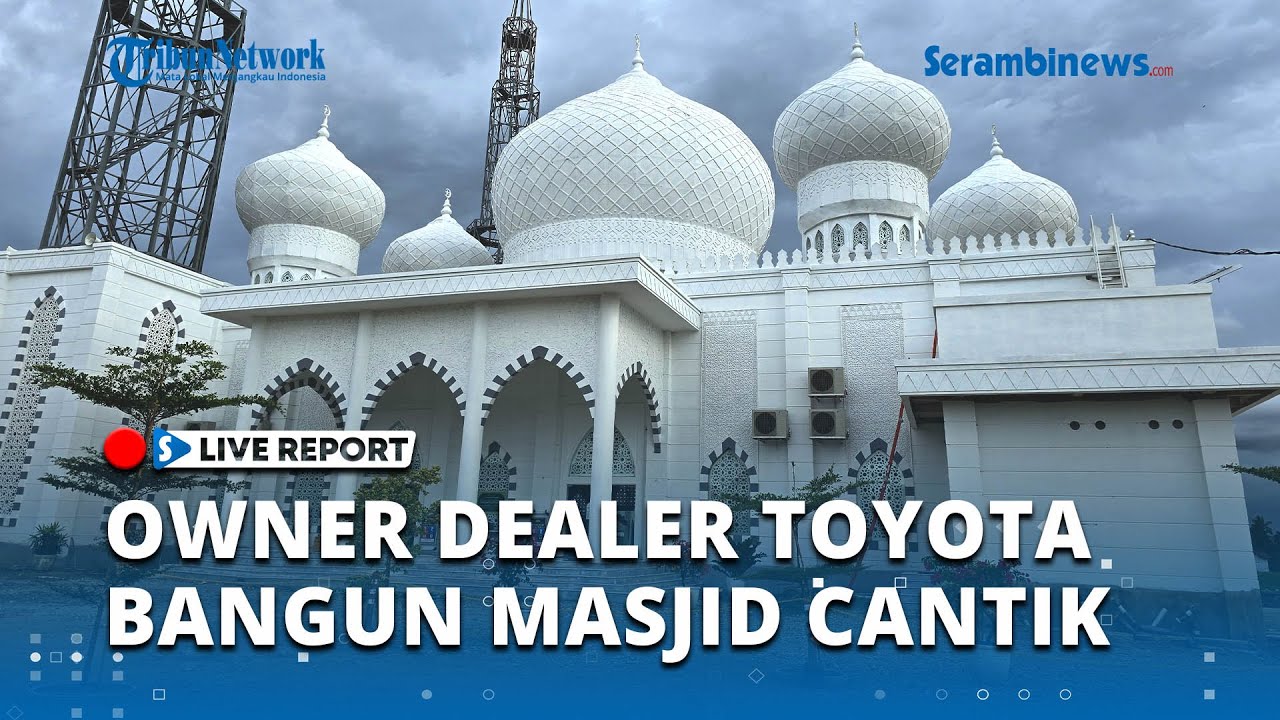 Melihat Masjid Cantik yang Dibangun Owner Dealer Toyota di Aceh Utara