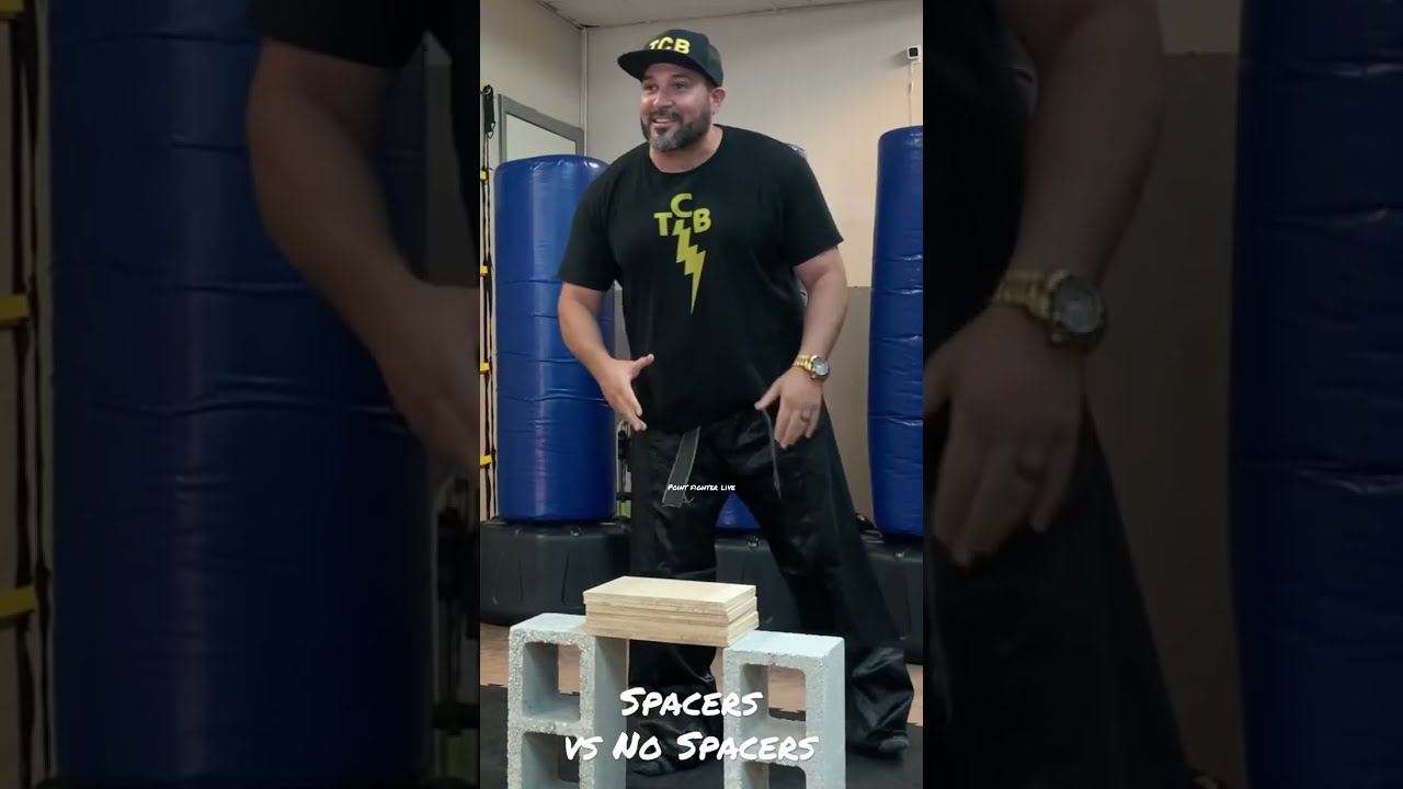 Spacers Vs No Board Breaking Karate