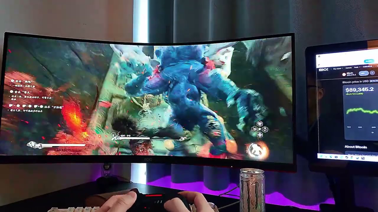 [ASMR] 4KImmersive POV Black Myth: Wukong Gameplay | Controller Sounds + Combat Effects | No Talking