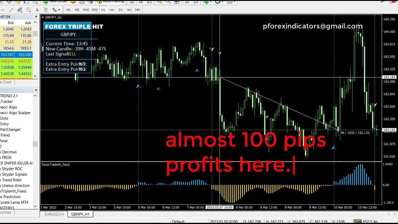 Professional Forex Trading System | Triple Profit Indicator | Improved Unique Forex EA Download