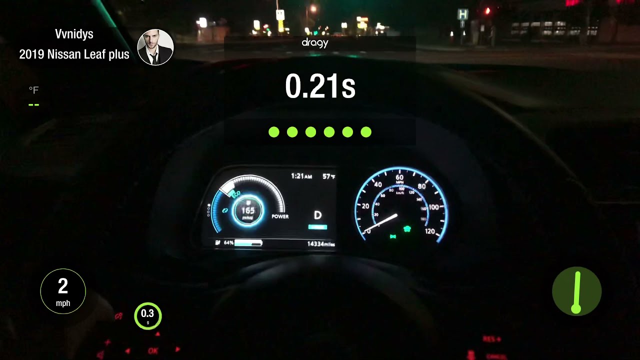 Nissan Leaf plus 0-60