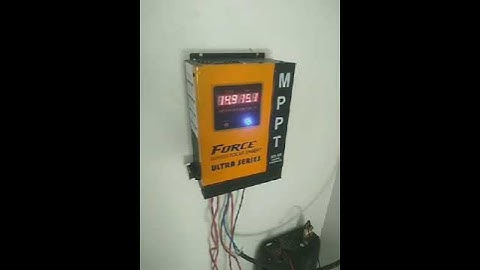 FORCE MPPT working| Force MPPT solar charge controller |Solar Charge Controller| MMM World