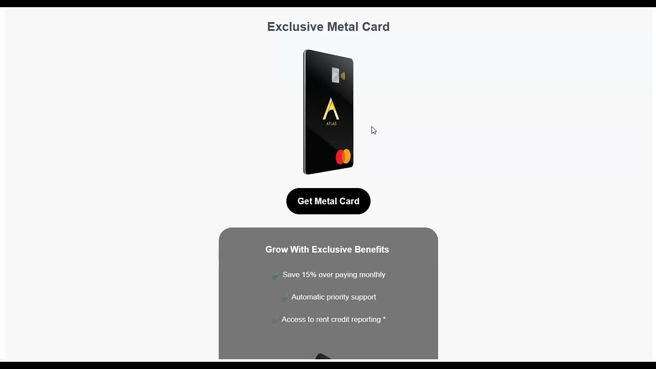 EXCLUSIVE METAL CARD BY ATLAS CREDIT CARD BUILD YOUR CREDIT 2 DAY!