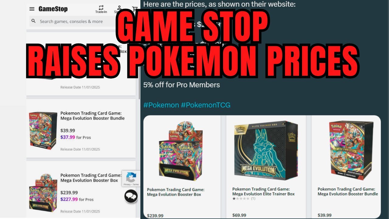 mega evolution booster box gamestop price INCREASES Pokemon Card Prices for & Phantasmal Flames Is a $239.99 Mega Evolutions