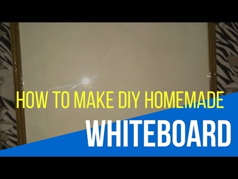 How to Make a DIY Whiteboard at home very easily...