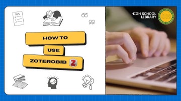 HS Library: How to Use ZoteroBib