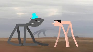 Behemoth 682 Dc2 vs Titan big Charlie | stick nodes animation