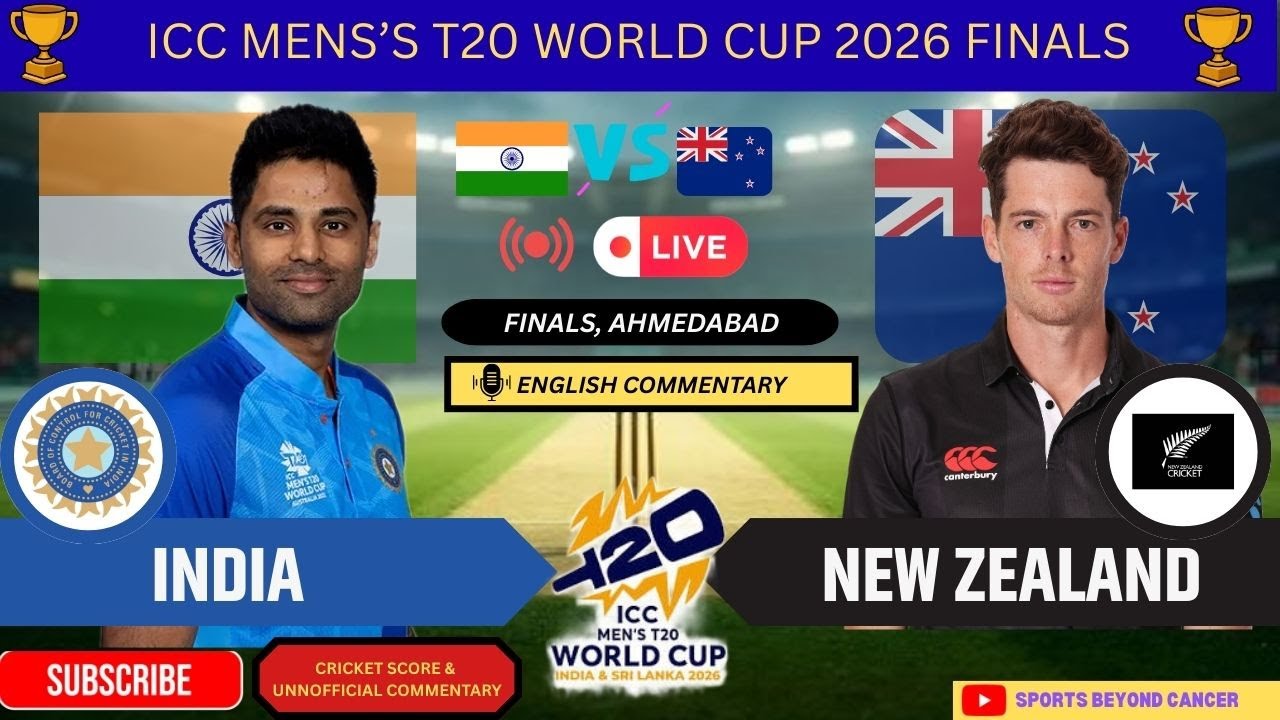 🔴 LIVE: India vs New Zealand | THE GRAND FINAL | T20 World Cup | Live ...