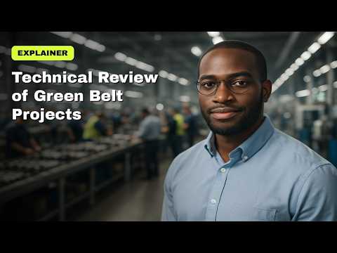 How to Review a Green Belt Project (Technical Review) — video thumbnail