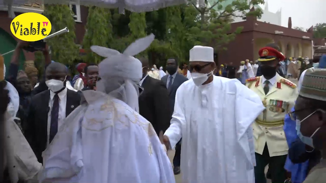 President Buhari In Kano Visits Emir Ado Bayero