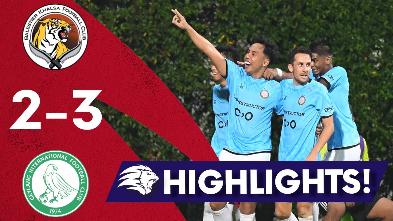 Eagles come from behind to claim VICTORY! 2023 SPL Balestier Khalsa