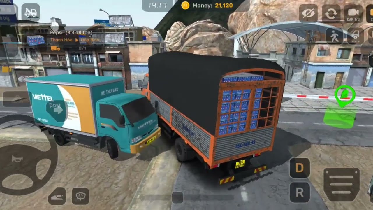 Pepsi cargo transport truck simulator drive | truck driving cargo transport vintem